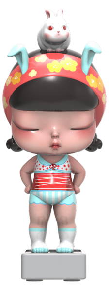 New KEMElife Song of the Ocean The Girl is a Fly Fish Mini Figure Designer Toy